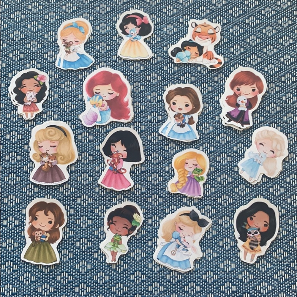 Disney princess stickers